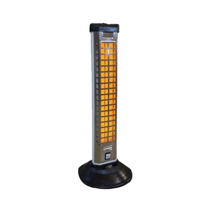 ESTUFA DE CUARZO 1200W 2 VELAS EVEREST VERTICAL WCS  C/ CORT