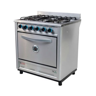 COCINA A GAS INDUSTRIAL 5H FORNAX  ACERO CB80ACE-AB GN